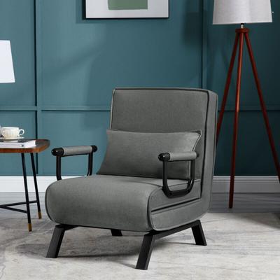 3 in 1 Relaxsessel, Schlafsessel mit Bettfunktion, klappbares Schlafsofa mit verstellbarer Image