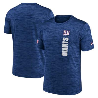 Nike Royal New York Giants Sideline Velocity Performance-T-Shirt für Herren Image