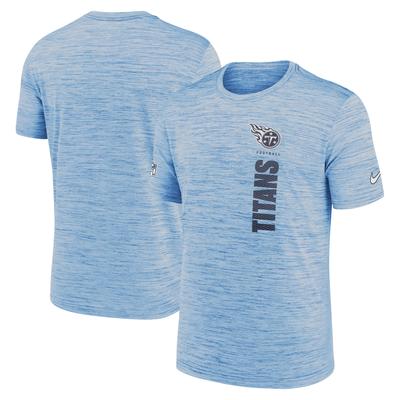 Nike Tennessee Titans Sideline Velocity Performance-T-Shirt für Herren, Hellblau Image