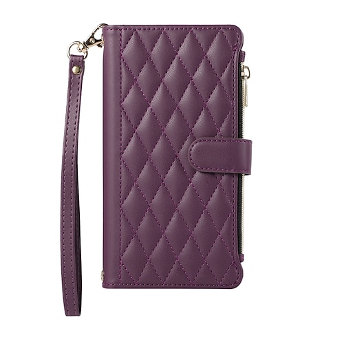 Handy Hülle Handyhüllen Für iPhone 17 Pro Max 17 Air 16 15 14 Pro Max Plus 13 12 11 Pro Max Mini Brieftaschenhülle Mit Ständer Magnetisch Reisverschluss Retro TPU PU-Leder Image