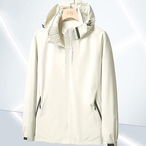 Damen Wanderjacke Winter Herbst Draussen Wasserdicht Winddicht Multi-Pocket Frontreißverschluss Leichte Jacke Vollreißverschluss Camping / Wandern / Höhlenforschung Wintersport Schwarz Rosa Rot Image