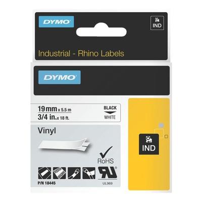 Dymo Hochleistungs-Beschriftungsband 19 mm x 5,5 m schwarz, 1.9 cm Image