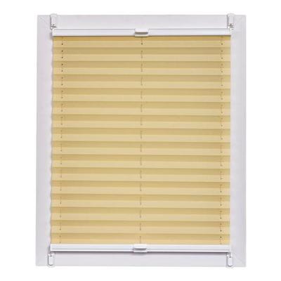 Büscher Sunlines Plissee »Crepe« Lichtschutz 75 cm breit gelb, 75x150 cm