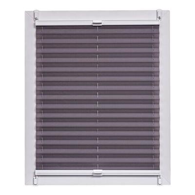 Büscher Sunlines Plissee »Crepe« Lichtschutz 90 cm breit grau, 90x150 cm