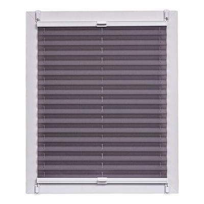 Büscher Sunlines Plissee »Crepe« Lichtschutz 140 cm breit grau, 140x150 cm