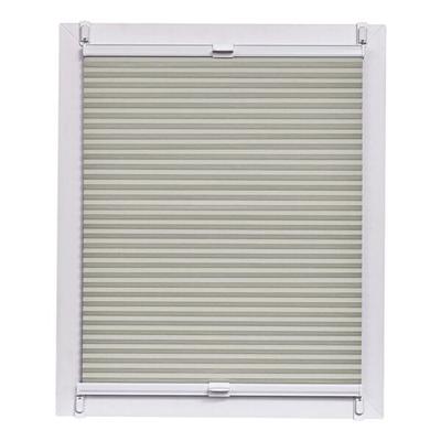 Büscher Sunlines Wabenplissee Verdunkelung 60 cm breit grau, 60x150 cm