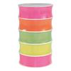 PRÄSENT Geschenkband-Rolle »Neon Dream« 5 x 3 m grau, 2.5 cm