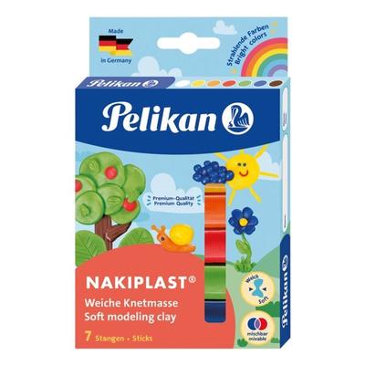 7er-Set Knetmasse »Nakiplast®« mehrfarbig, Pelikan