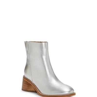 Lucky Brand Caddier Bootie - Women's Accessories Shoes Boots Booties in Silver, Size 7.5