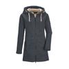 Fleecejacke "GW 54 WMN KNTFLC PRK", Damen, Gr. 44, blau (navy), Oberstoff: Oberseite: 80% Polyester, 20% Viskose, Rückseite: 100% Polyester, G.I.G.A. DX BY KILLTEC, sportlich, Jacken, Windabweisender Damen Strickfleeceparka mit Kapuze und Fleecefutter