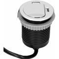 ORNO AE-1373(GS) Presa Multipla 1 slot + 1x USB, 3680 W, lunghezza cavo 1,8 m (Argento)