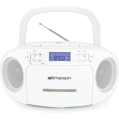 Emerson EPB-3003-WHITE Portable Cd And Cassette Player