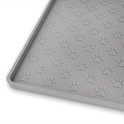 TEMU Waterproof Silicone Dog Bowl Mat: Protect Your Floor With Our Anti-slip Dog Feeding Mat, Suitable For Dogs - 19 X 12 Inches