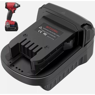 Sjqka - MT20ML Akku-Adapter-Konverter für Milwaukee M18 18 v Lithium-Akku-Elektrowerkzeuge, Image