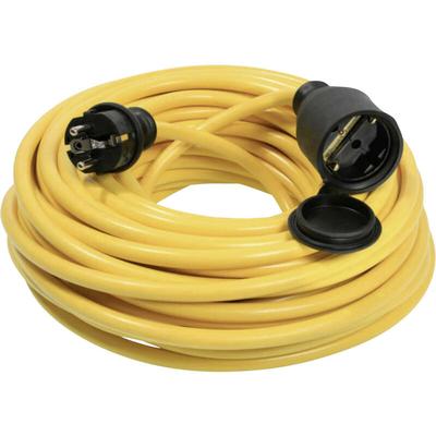 AS Schwabe 60353 Strom Verlängerungskabel 16 A Gelb 15.00 m AT-N07V3V3-F 3G 1,5 mm² Image