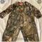 Carhartt Matching Sets | 2 Piece Baby Carhartt Real Tree Camouflage Bib Overalls With Top Size 6 Months. | Color: Brown/Green | Size: 6-9mb