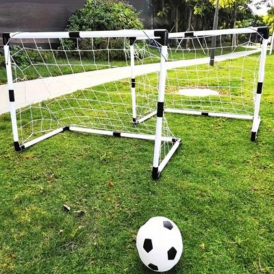 TEMU 2 92cm Extra Large Double Football Goals Portable Indoor And Outdoor Sports Plastic Sports Equipment Outdoor Sports Equipment