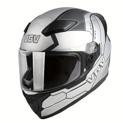 TEMU Motorcycle Helmet: Full-face, Universal Design, Abs Construction, Safety & Style