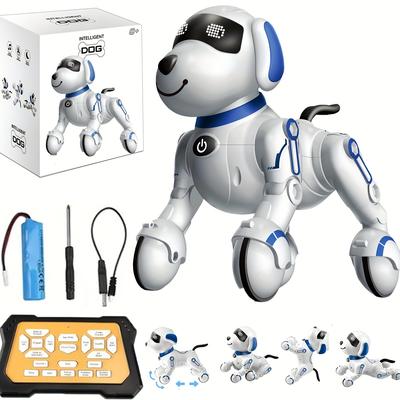 TEMU Dog, Electronic Pet Dog, Robot Dog, Robot, Robot Toys, Singing And Dancing Machine Dog, Companion Type Early Education Toy, Children's Gift Christmas, Halloween Gift