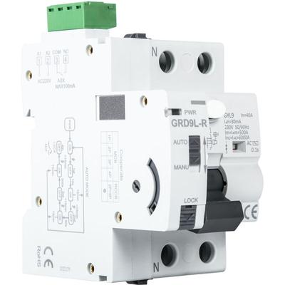 GRD9L-R rccb Automatische Wiedereinschaltung 2P Leistungsschalter 40A 30mA Smart Leistungsschalter Image