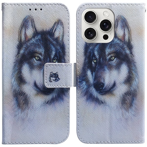 Handy Hülle Handyhüllen Für iPhone 17 Pro Max 17 Air 16 15 14 Pro Max Plus 13 12 11 Pro Max Mini Rückseite Mit Ständer Magnetisch Kartenfach Tiger Retro TPU PU-Leder Image