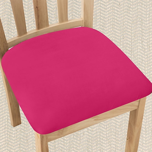 Sitzbezüge für Esszimmer und Hocker Stuhlhussen dehnbare und langlebige Möbelschoner für eine stilvolle und gemütliche Wohnkultur Image
