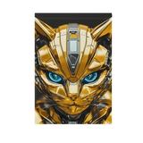 Robot Cat Head Garden Flag 28X40 Double Sided Yard Flags for Outside Outdoor All Seasonal Decoration