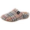 Pantoffel VERBENAS "York Gales", Damen, Gr. 40, bunt (beige, kariert), Textil, klassisch, Schuhe Hausschuh Pantoffeln, in karierter Optik