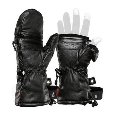 The Heat Company Used Shell Full-Leather Mittens (Size 8-9) 33193A