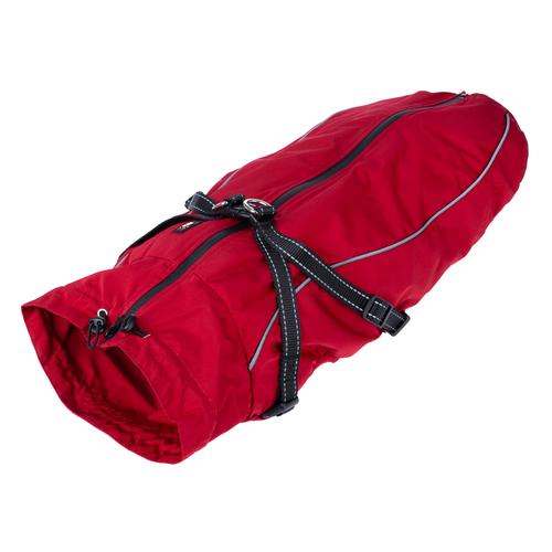 TIAKI Hundemantel Harness Arkon Rot Rückenlänge: 45cm