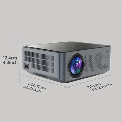 TEMU 4k Projector With 5g Wifi, 8k Hd Movie Projector, 1080p Full Hd Projector, 1s , Fully Automatic 4d/4p Correction, 25, 000 Lumen Movie Projector, Compatible With Ps5, Hd, Smartphones, Laptops