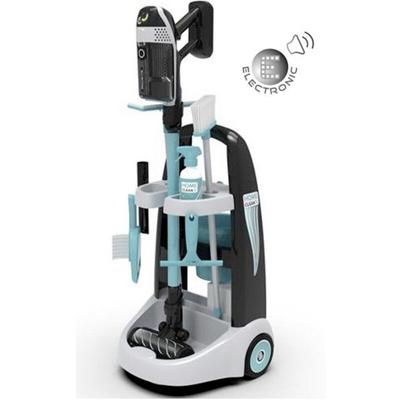 Smoby - 330319 Rowenta Reinigungstrolley mit Stielstaubsauger