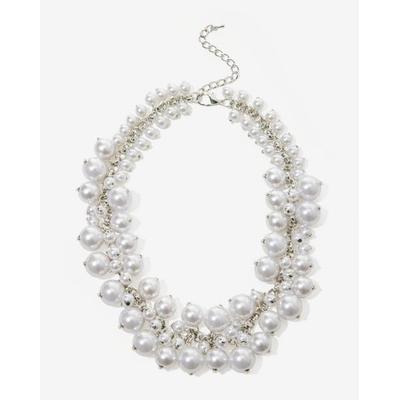 Boston Proper - Pearl/Silver White - Silver Pearl Necklace