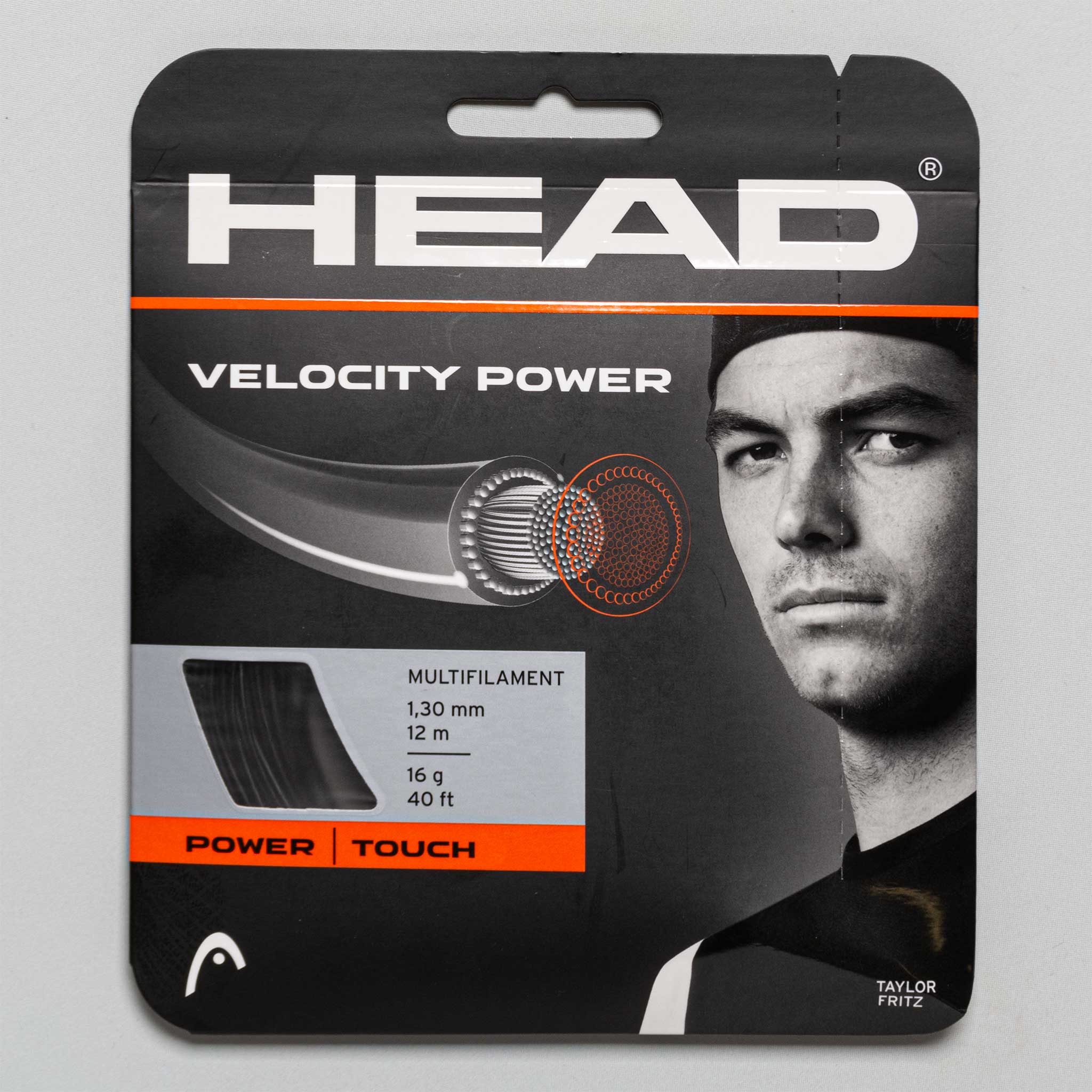 HEAD Velocity MLT Power 16 Tennis String Packages Black