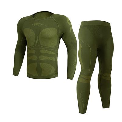 Men's Tracksuit 2 Piece Casual Fall Long Sleeve Thermal Warm Soft Fitness Gym Workout Running Sportswear Activewear Color Block Black Army Green Gray