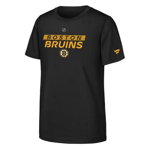 Boston Bruins Authentic Pro Wordmark T-Shirt – Jugend