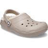 Clog CROCS "Classic Lined", Damen, Gr. 38, beige (mushroom), Croslite, casual, Schuhe, Pantolette, Hausschuh, Winterschuh mit Warmfutter