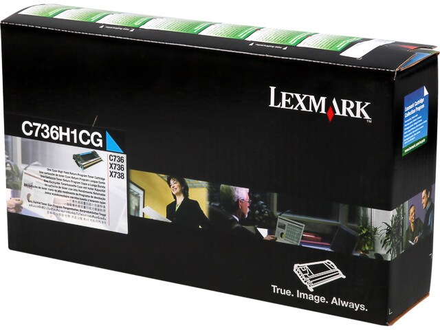 Laser/Kopierer LEXMARK C736H1CG LEXMARK C736 TONER CYAN HC Image