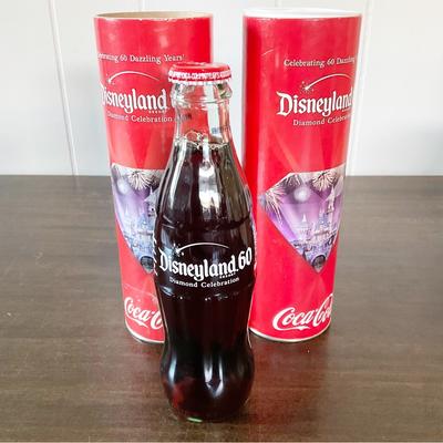 Disney Other | Coca Cola Disneyland Diamond Celebration 60th Anniversary Coke Bottle | Color: White | Size: Os