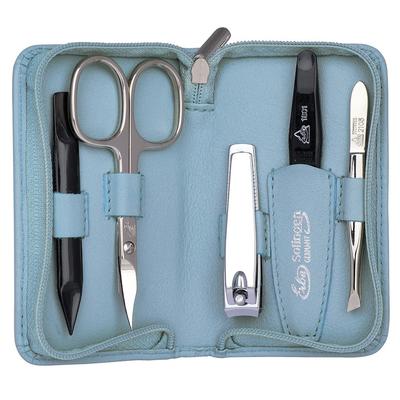 ERBE - Siena Maniküre Set, meerblau, 5-tlg. Make-up Organizer 1 ct 1 Stück (41.95 € / 1 ct)