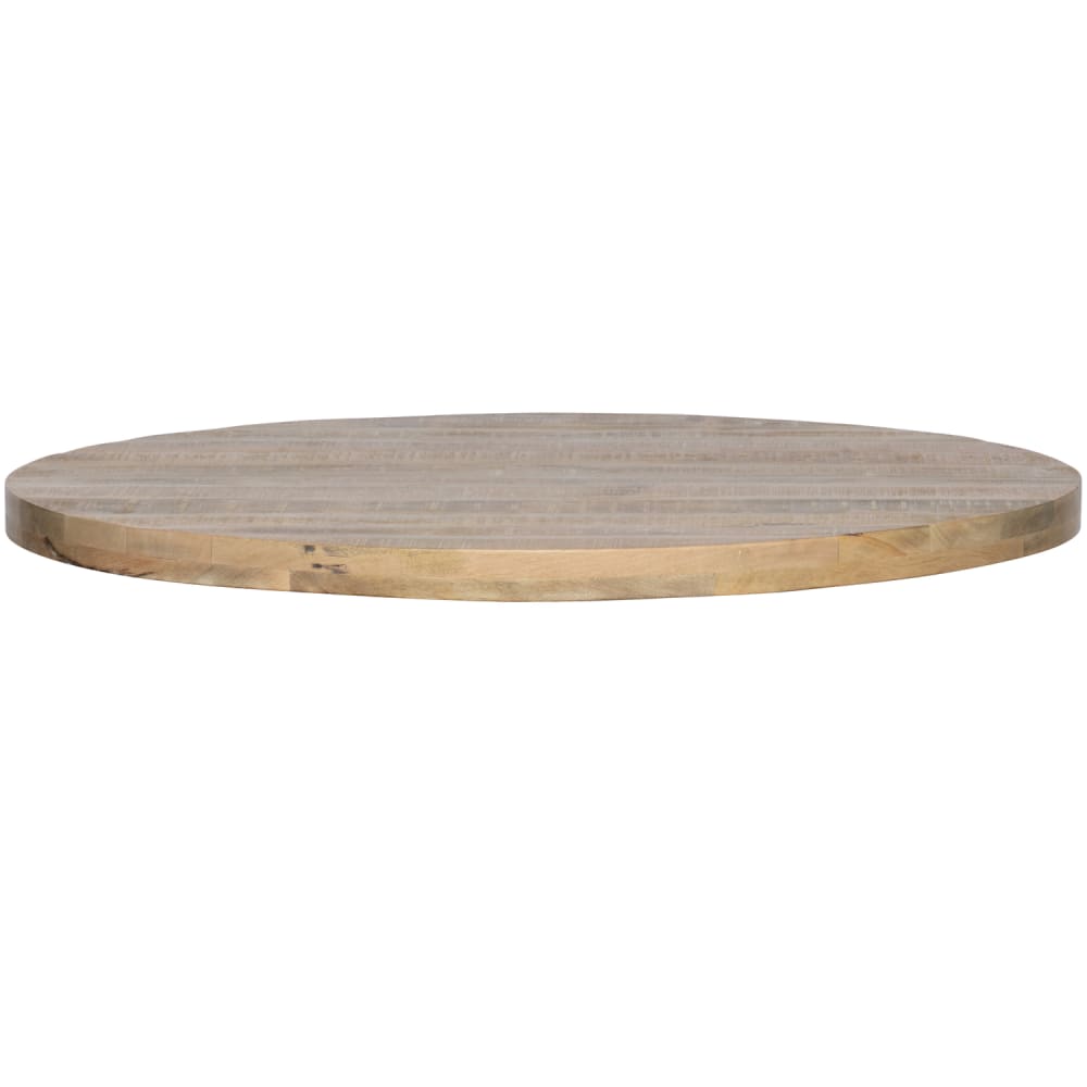 Plateau de table rond en pin naturel 4 personnes