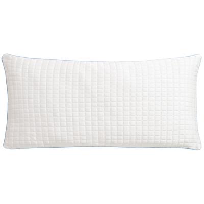 Kopfkissen RIBECO "Olaf, 40x80 & 80x80 cm erhältlich", weiß, B:40cm L:80cm, Bezug: 50% Baumwolle, 50% Polyester. Füllung: 100% Polyester, Kopfkissen, mit kühlender Sommer- und weicher Winterseite Image
