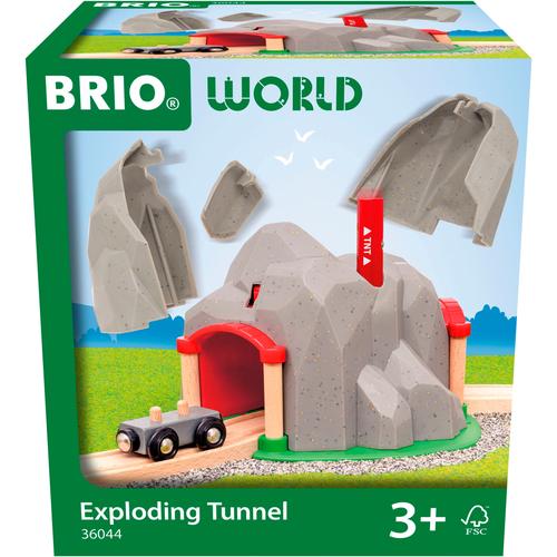 Spielzeugeisenbahn-Tunnel BRIO ""BRIO WORLD, Tunnel mit Sprengfunktion"" Spielzeugeisenbahn-Erweiterungen bunt Kinder FSC- schützt Wald - weltweit