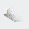 Sneaker ADIDAS SPORTSWEAR "RAPID COURT MID", Gr. 43, weiß (cloud weiß, core weiß, cloud weiß), Leder, Synthetik, sportlich, Schuhe