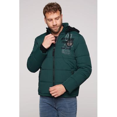 Winterjacke CAMP DAVID Gr. XXL, grün (deep green) Herren Jacken mit Rippbündchen im Ärmel