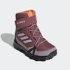 Winterstiefel ADIDAS TERREX "TERREX SNOW HOOK-AND-LOOP COLD.RDY WINTER", Gr. 36, rot (quiet crimson, silber dawn, amber tint), Textil, Synthetik, sportlich, Schuhe, wasserdicht und wärmend