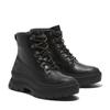 Schnürstiefelette TIMBERLAND "ROXIE LANE MID LACE UP BOOT", Damen, Gr. 39,5, schwarz (schwarz full grain), Leder, sportlich, Schuhe, Winterschuhe, Winterstiefel, Schnürboots, Winterboots