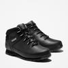 Schnürboots TIMBERLAND "EURO SPRINTMID LACE UP BOOT", Gr. 47,5, schwarz, Leder, Synthetik, sportlich, Schuhe, Winterstiefel, Schnürstiefel, Winterschuhe