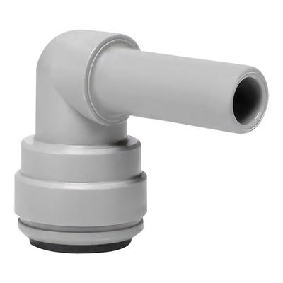 John Guest® PI221206S 3/8" x 3/16" Gray Acetal Push-To-Connect Stem Elbow