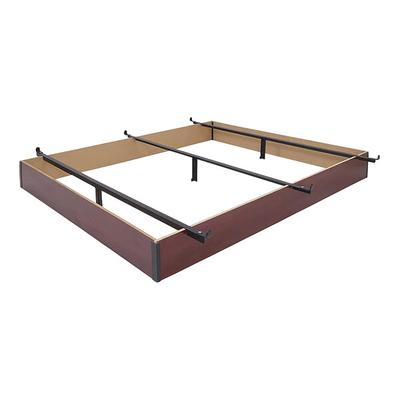 Rize Home 72" x 72" x 10" California King Cherry MDF Bed Base
